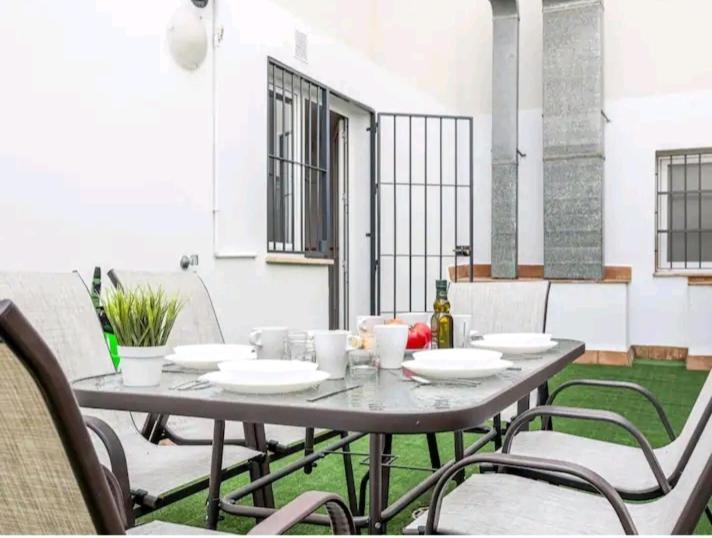 Apartamento con patio y piscina cerca de Sevilla La Algaba Exterior foto